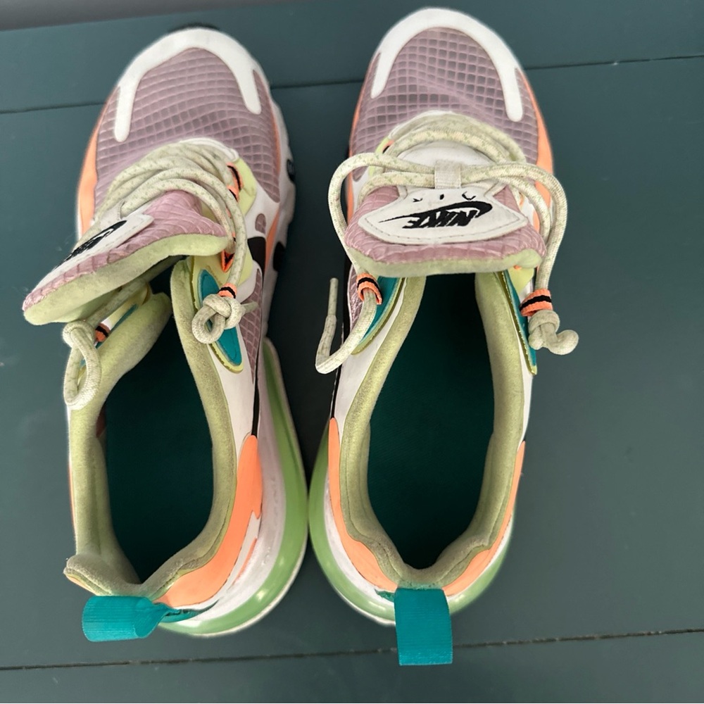 Nike Women's Multicolor Sneakers - Pink, Orange, Green - Picture 6 of 7
